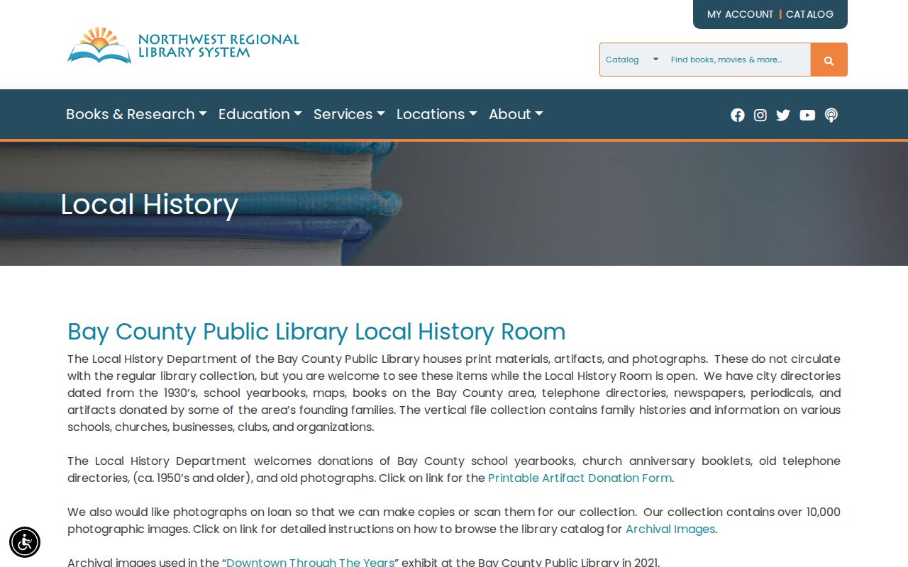 Panama City city directory companion sources in the library Local History Room